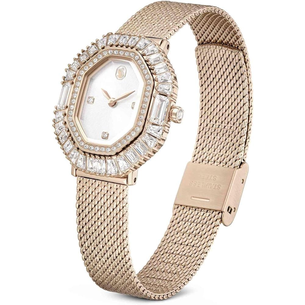 SWAROVSKI RELOJ MATRIX OCTAGON PARA MUJER | CLEAR CRYSTAL, GOLD-TONE FINISH - 2
