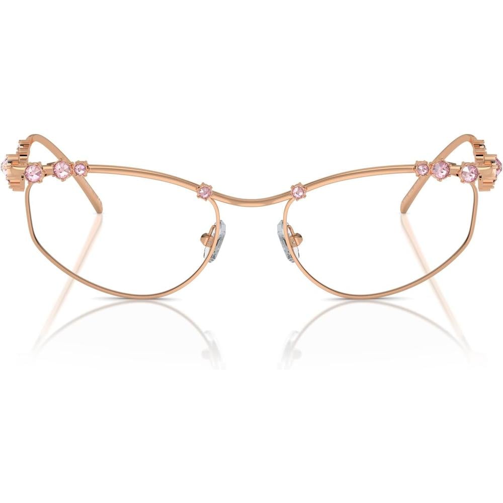 SWAROVSKI MONTURA SK1015 55 MM MUJER | ROSE GOLD/DEMO LENS - 1