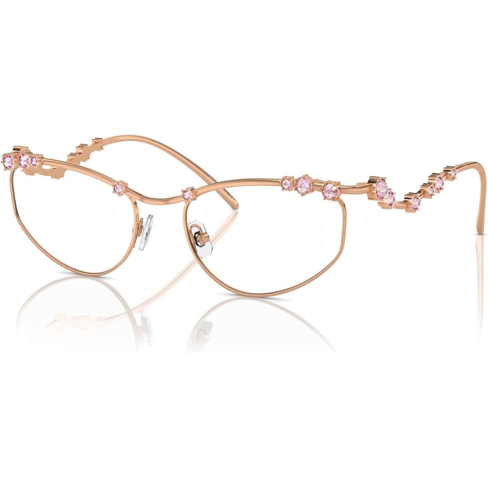SWAROVSKI MONTURA SK1015 55 MM MUJER | ROSE GOLD/DEMO LENS - 2