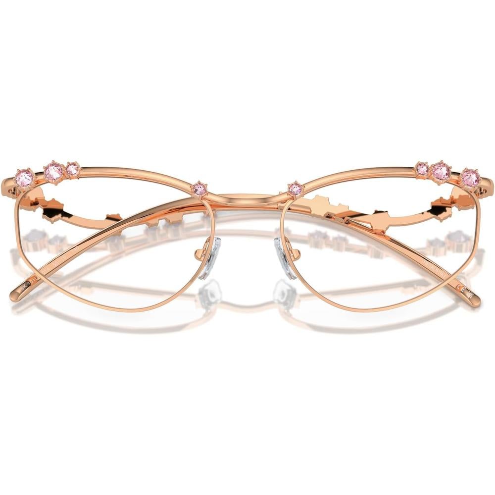 SWAROVSKI MONTURA SK1015 55 MM MUJER | ROSE GOLD/DEMO LENS - 5