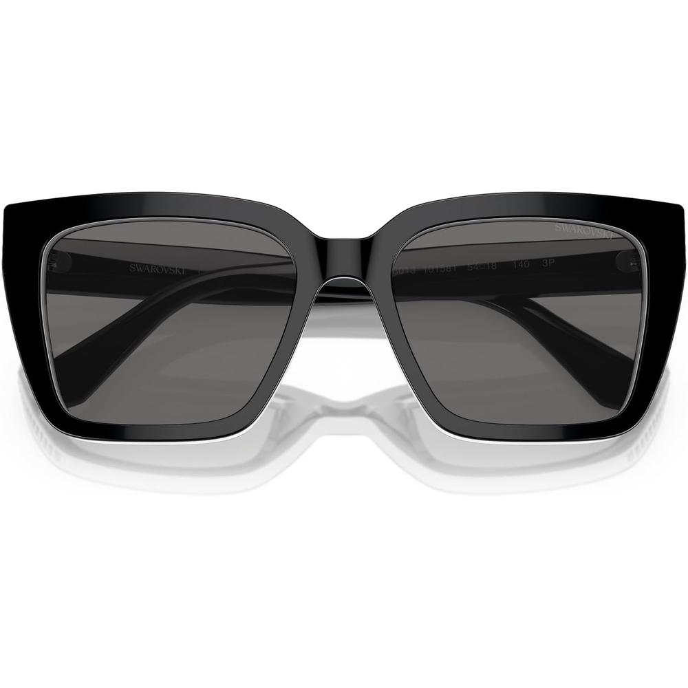 SWAROVSKI LENTES DE SOL CUADRADO SK6013 54 MM MUJER | BLACK/DARK GREY POLARIZED - 5