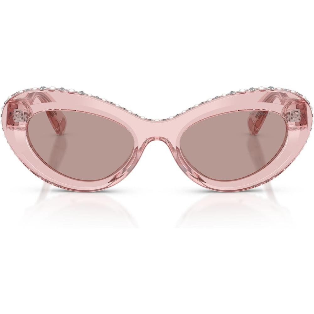 SWAROVSKI LENTES DE SOL SK6061U 51 MM MUJER | TRANSPARENT DARK PINK/LIGHT PURPLE BROWN - 1