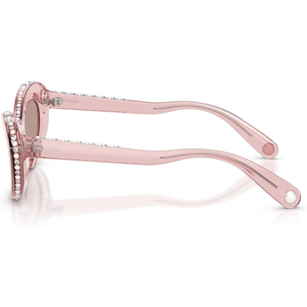 SWAROVSKI LENTES DE SOL SK6061U 51 MM MUJER | TRANSPARENT DARK PINK/LIGHT PURPLE BROWN - 3