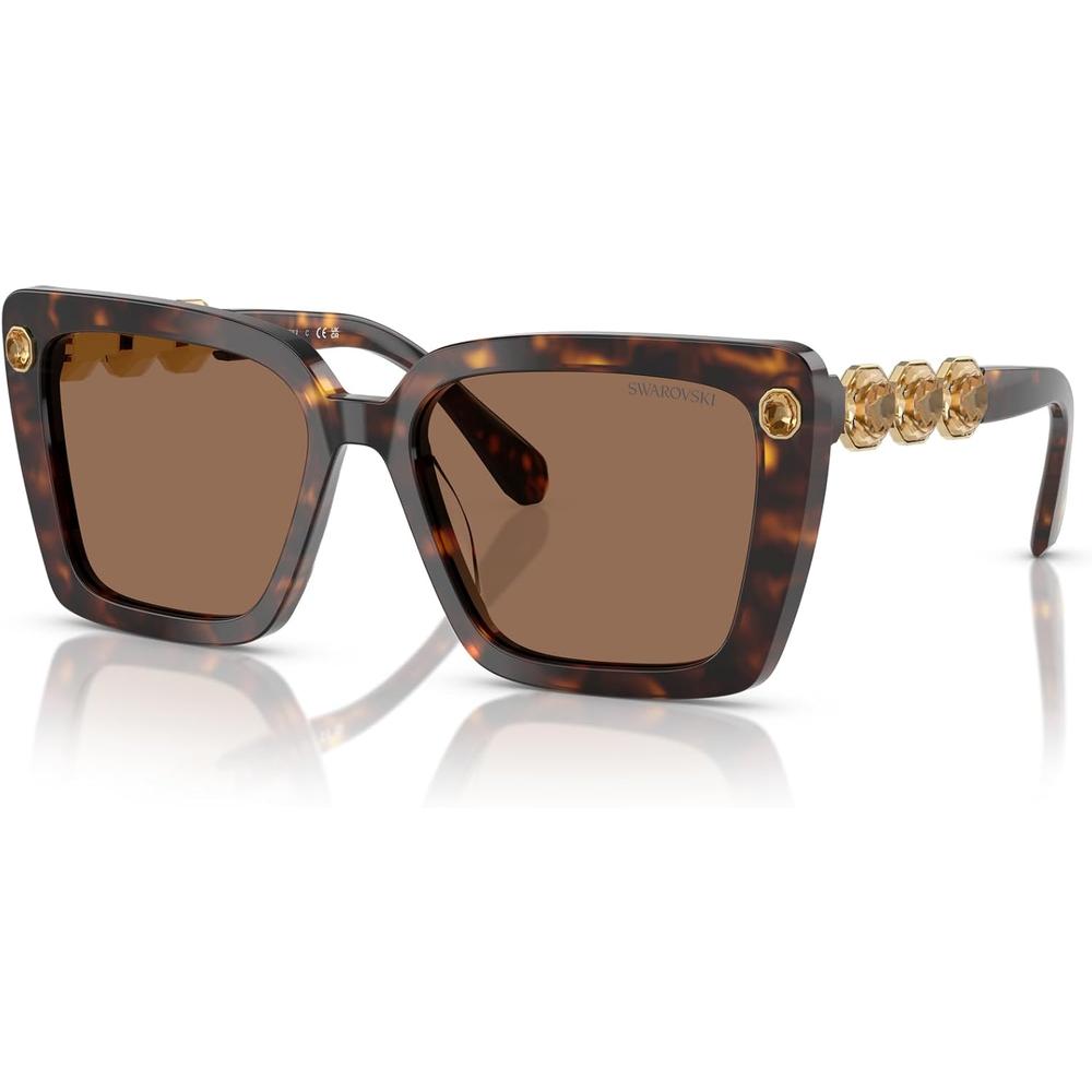 SWAROVSKI LENTES DE SOL CUADRADO SK6032 55 MM MUJER | HAVANA/DARK BROWN - 2