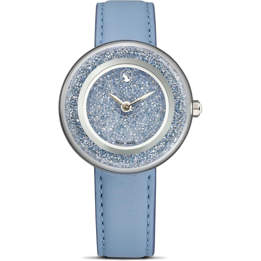 SWAROVSKI RELOJ CRYSTALLINE LUSTRE PARA MUJER | BLUE LEATHER BAND - 1