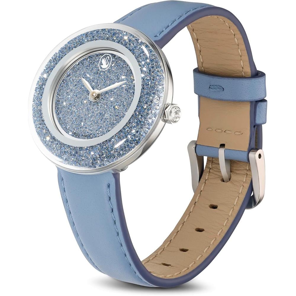 SWAROVSKI RELOJ CRYSTALLINE LUSTRE PARA MUJER | BLUE LEATHER BAND - 2