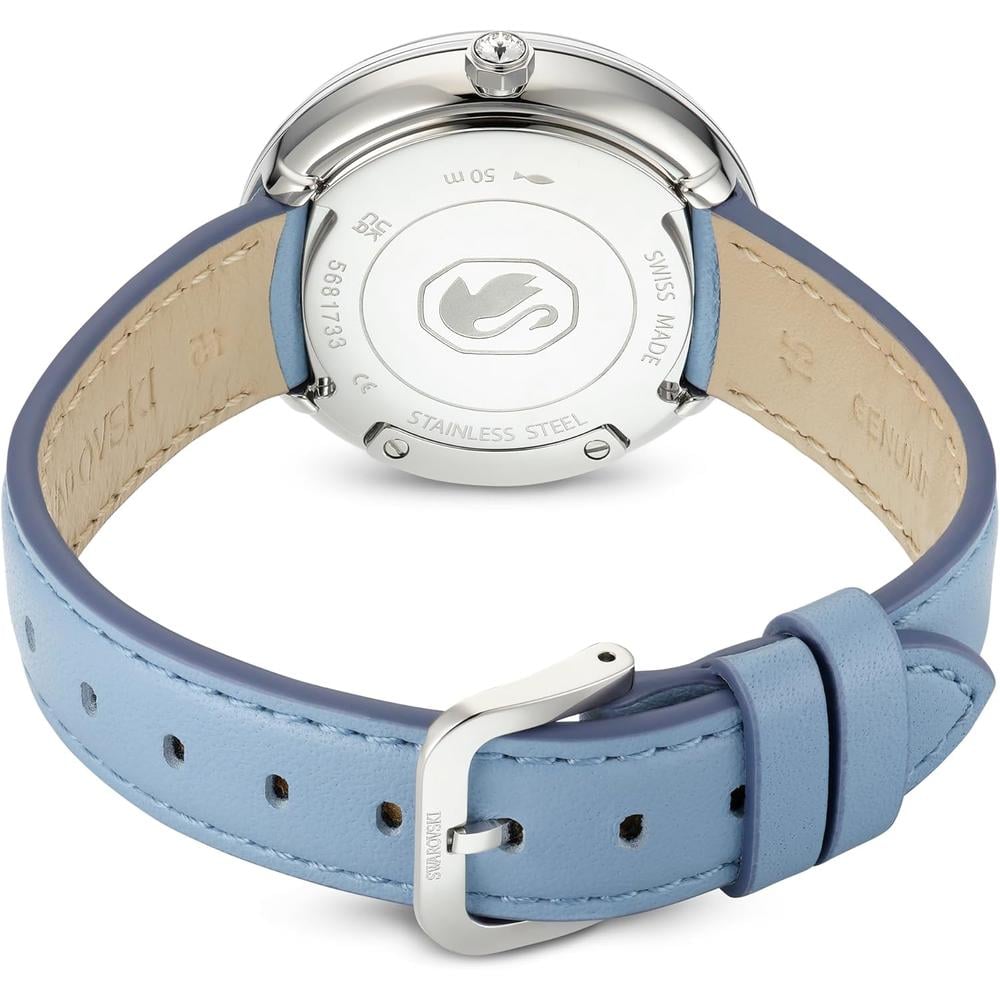 SWAROVSKI RELOJ CRYSTALLINE LUSTRE PARA MUJER | BLUE LEATHER BAND - 3