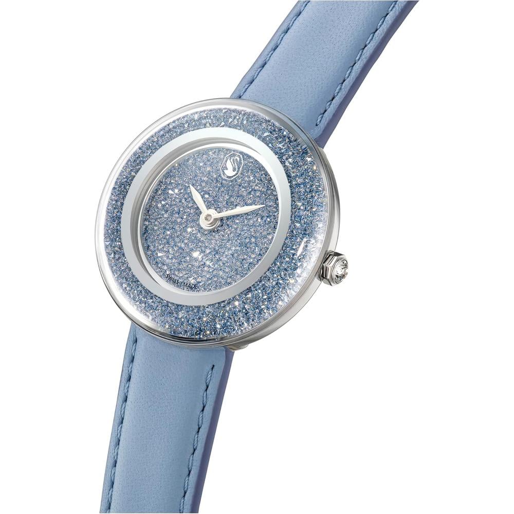 SWAROVSKI RELOJ CRYSTALLINE LUSTRE PARA MUJER | BLUE LEATHER BAND - 4