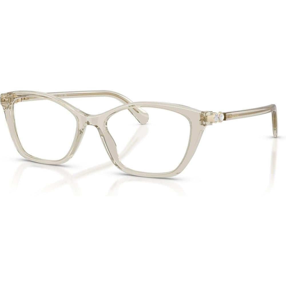 SWAROVSKI MONTURA CUADRADO SK2065 52 MM MUJER | TRANSAPRENT BEIGE/DEMO LENS - 2
