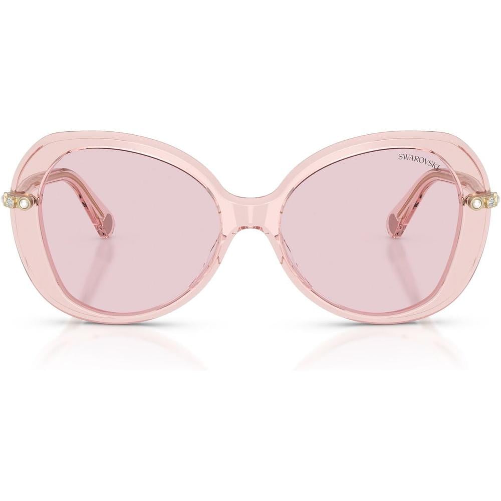SWAROVSKI LENTES DE SOL SK6059 55 MM MUJER | TRANSPARENT PINK/PHOTOCHROMIC PINK TO DARK PINK POLARIZED - 1
