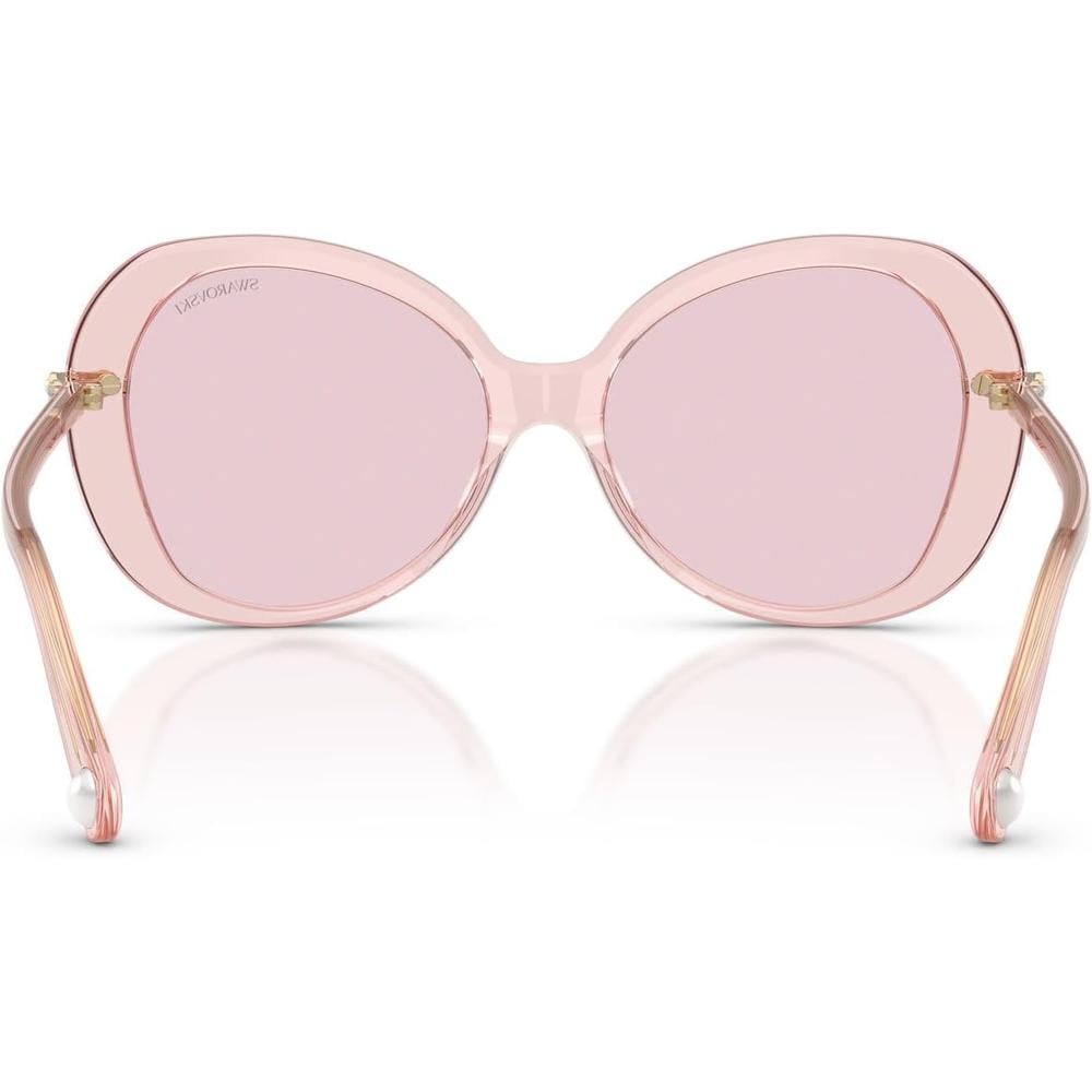 SWAROVSKI LENTES DE SOL SK6059 55 MM MUJER | TRANSPARENT PINK/PHOTOCHROMIC PINK TO DARK PINK POLARIZED - 4