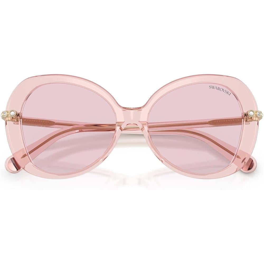 SWAROVSKI LENTES DE SOL SK6059 55 MM MUJER | TRANSPARENT PINK/PHOTOCHROMIC PINK TO DARK PINK POLARIZED - 5