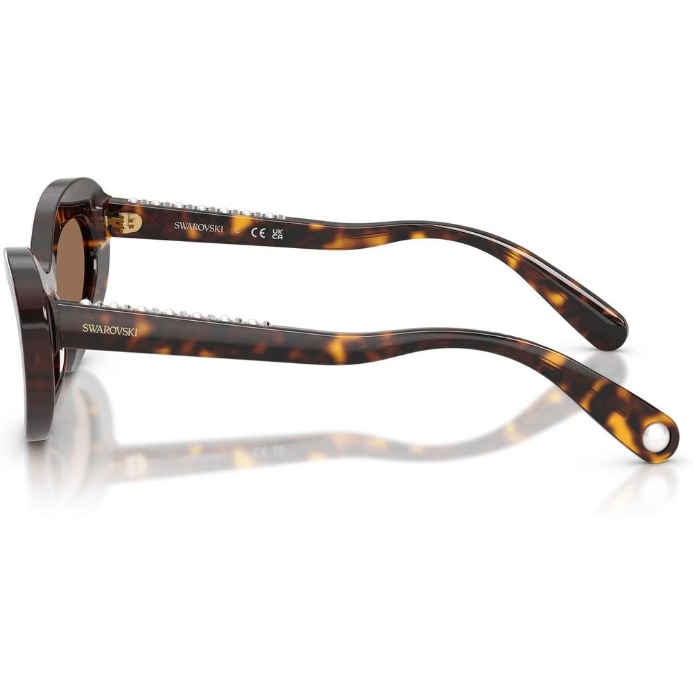 SWAROVSKI LENTES DE SOL SK6061U 51 MM MUJER | HAVANA/DARK BROWN - 3
