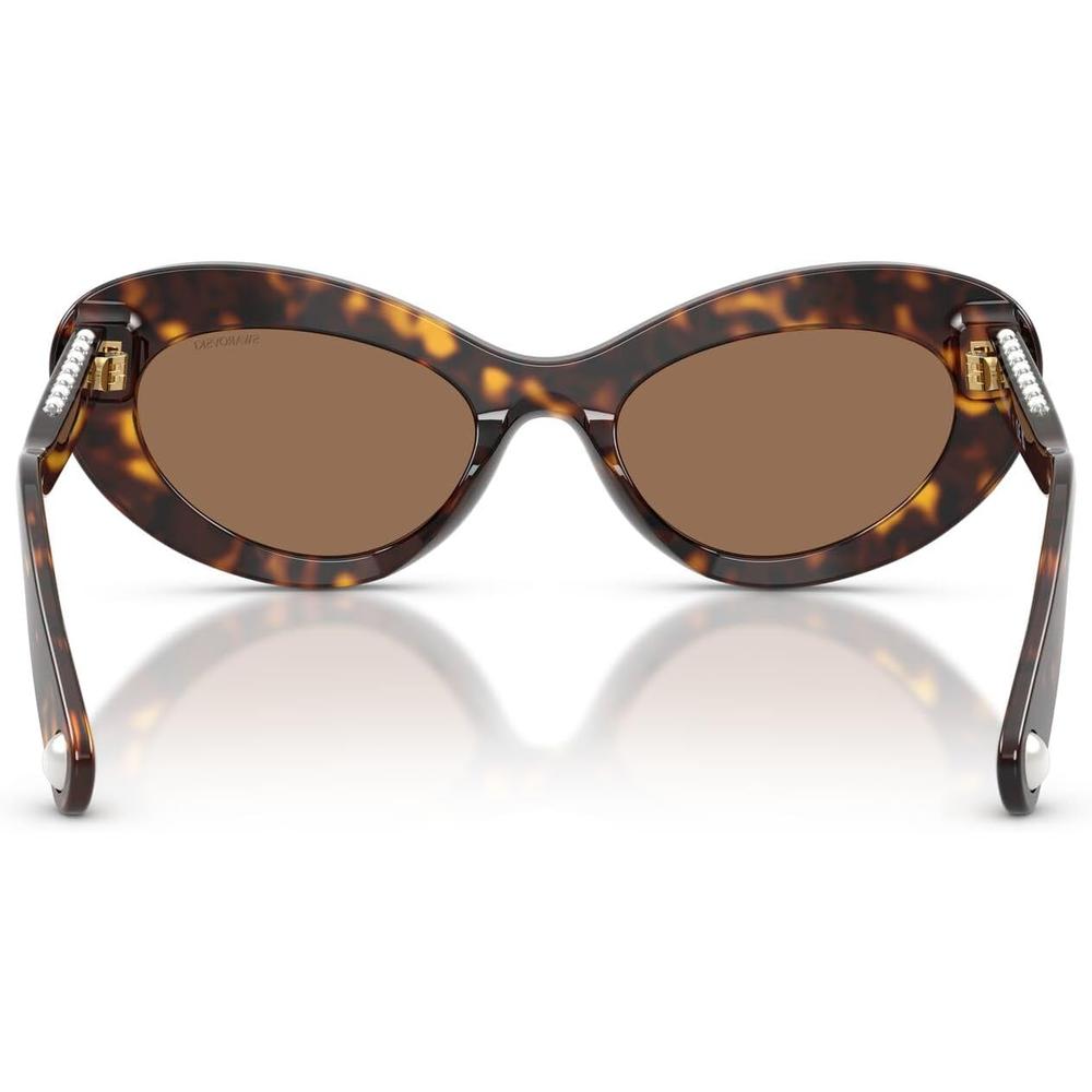 SWAROVSKI LENTES DE SOL SK6061U 51 MM MUJER | HAVANA/DARK BROWN - 4