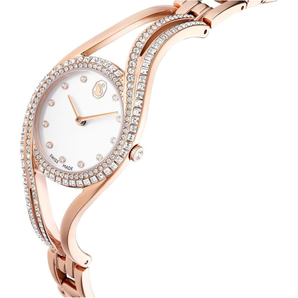 SWAROVSKI RELOJ HYPERBOLA BANGLE PARA MUJER | ROSE GOLD TONE - 4