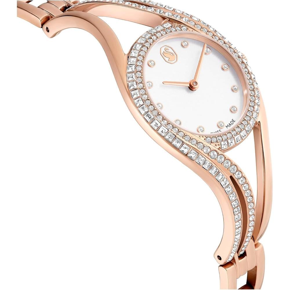 SWAROVSKI RELOJ HYPERBOLA BANGLE PARA MUJER | ROSE GOLD TONE - 5