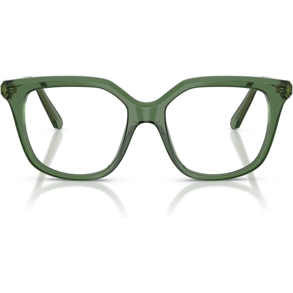SWAROVSKI MONTURA CUADRADO SK2059 51 MM MUJER | TRANSPARENT GREEN/DEMO LENS - 1