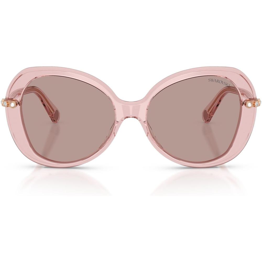 SWAROVSKI LENTES DE SOL SK6059 55 MM MUJER | TRANSPARENT DARK PINK/LIGHT PURPLE BROWN - 1