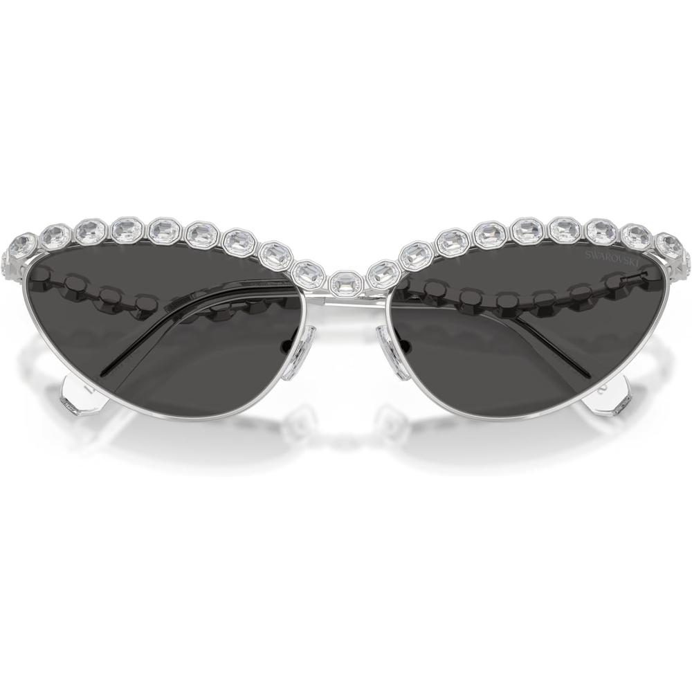 SWAROVSKI LENTES DE SOL SK7030 59 MM MUJER | SILVER/DARK GREY - 5