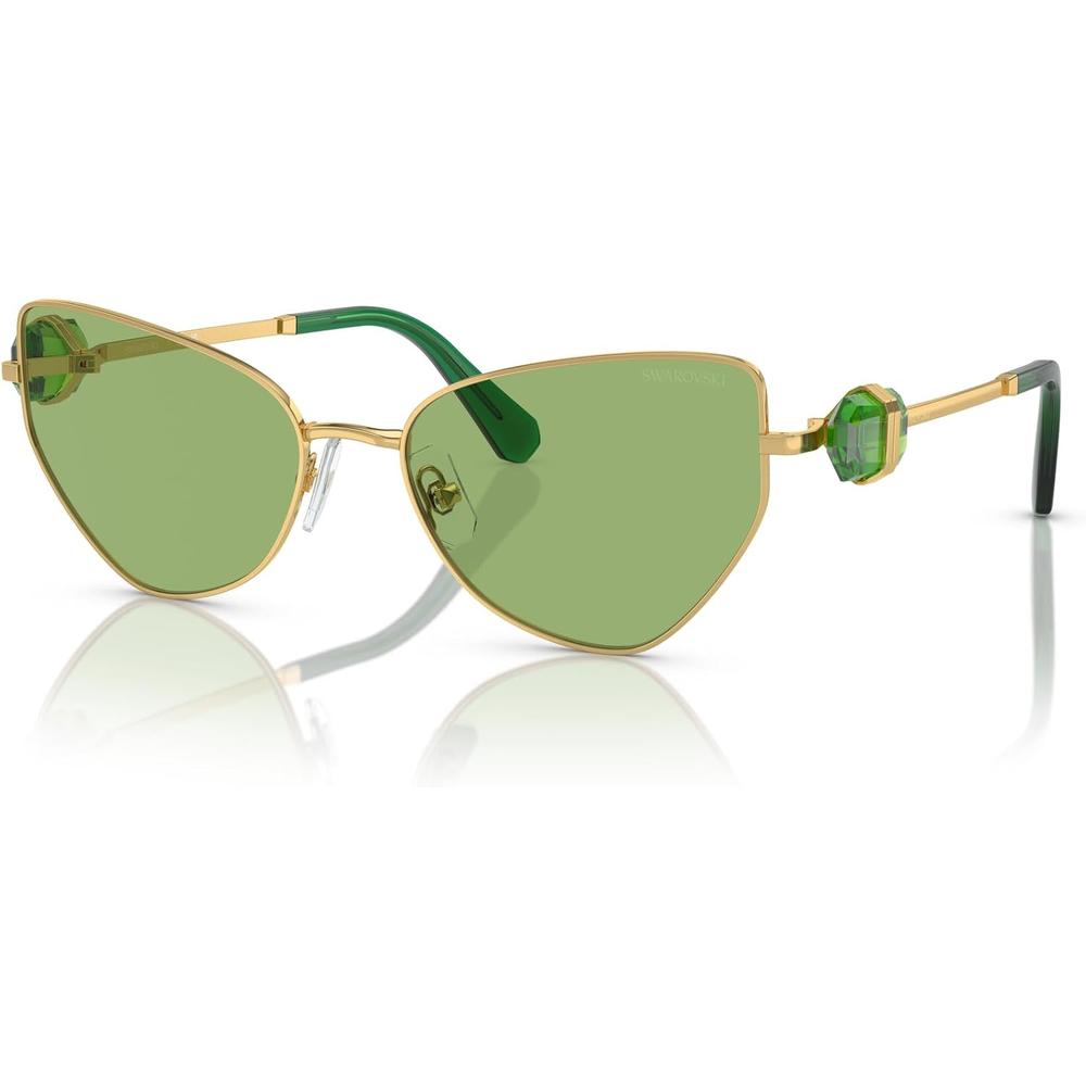 SWAROVSKI LENTES DE SOL MARIPOSA SK7003 57 MM MUJER | GOLD/DARK GREEN - 2