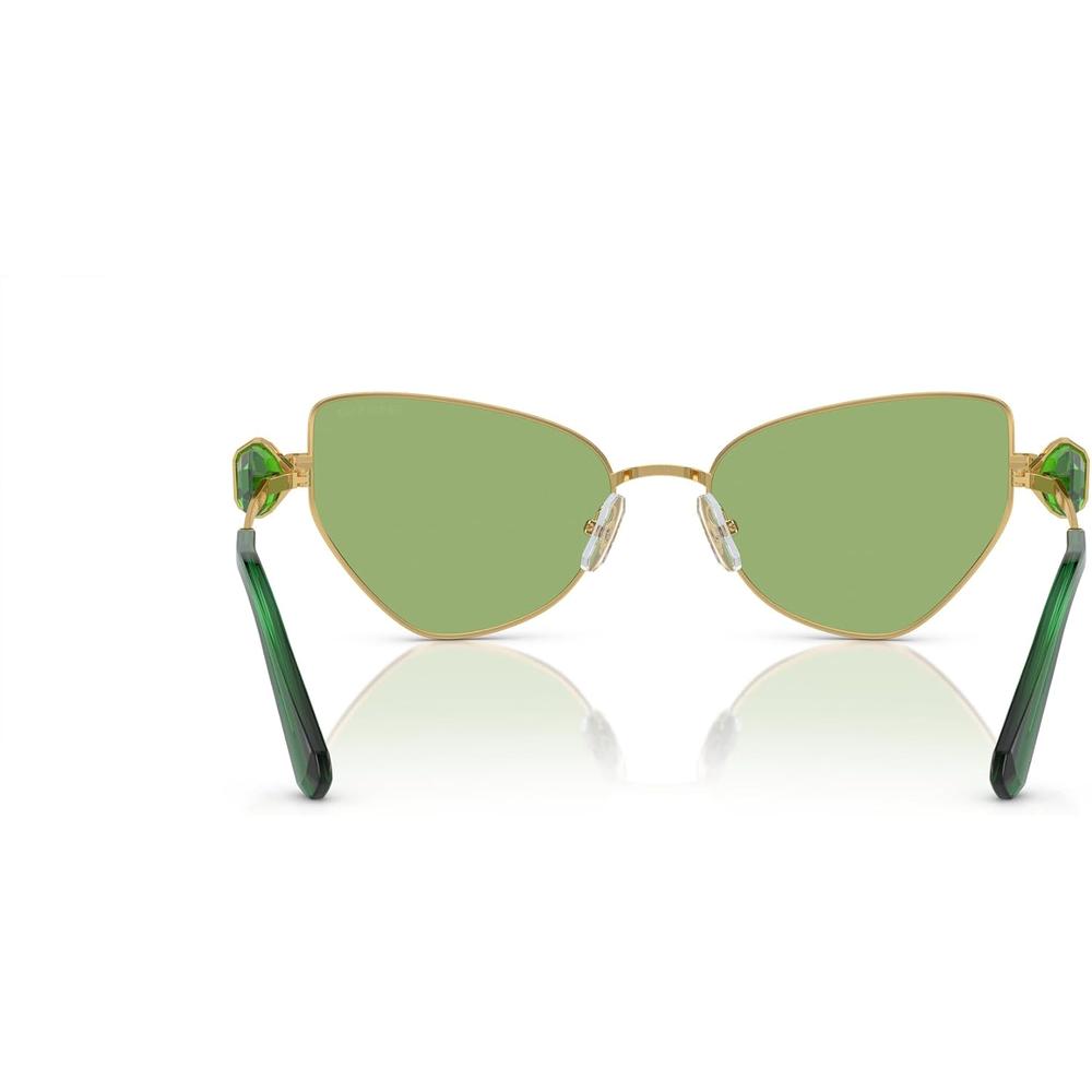 SWAROVSKI LENTES DE SOL MARIPOSA SK7003 57 MM MUJER | GOLD/DARK GREEN - 4