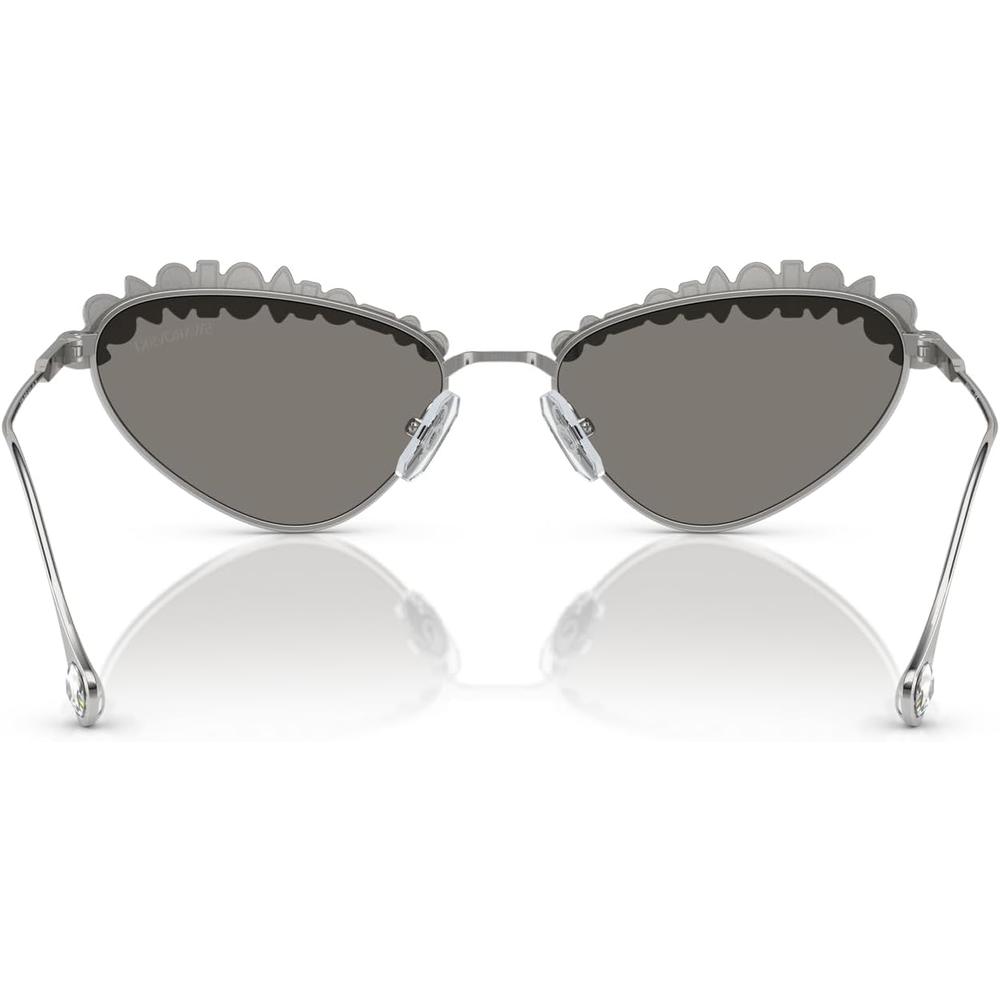 SWAROVSKI LENTES DE SOL OVAL SK7009 55 MM MUJER | SILVER/LIGHT GREY MIRRORED SILVER - 4