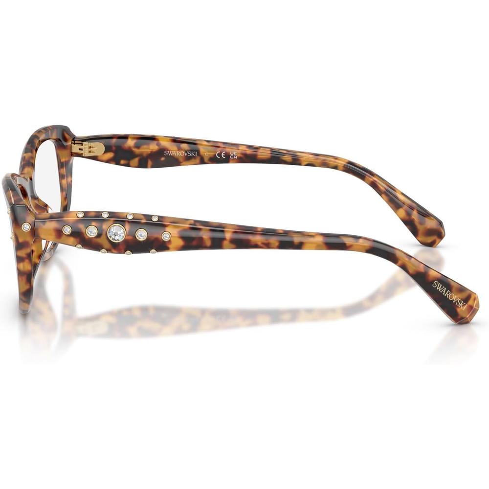 SWAROVSKI MONTURA CUADRADO SK2062U 54 MM MUJER | LIGHT HAVANA/DEMO LENS - 3