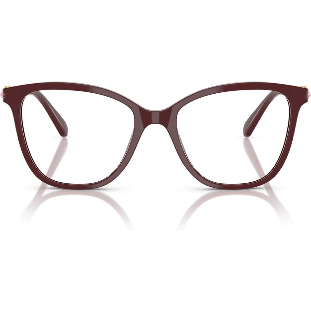 SWAROVSKI MONTURA CUADRADO SK2020 52 MM MUJER | BURGUNDY/DEMO LENS - 1