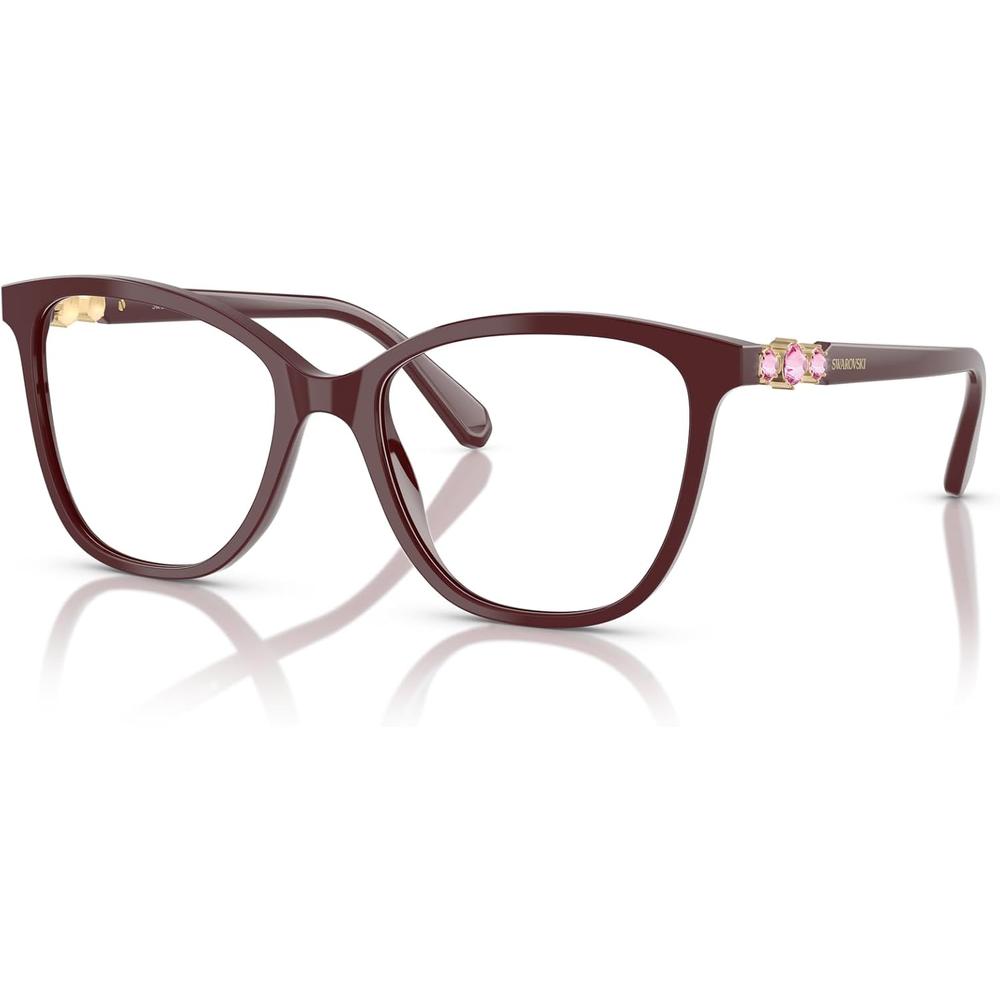 SWAROVSKI MONTURA CUADRADO SK2020 52 MM MUJER | BURGUNDY/DEMO LENS - 2