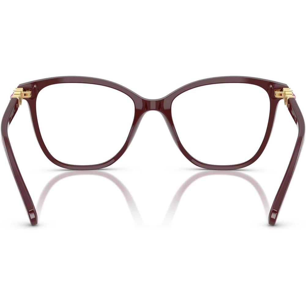 SWAROVSKI MONTURA CUADRADO SK2020 52 MM MUJER | BURGUNDY/DEMO LENS - 4