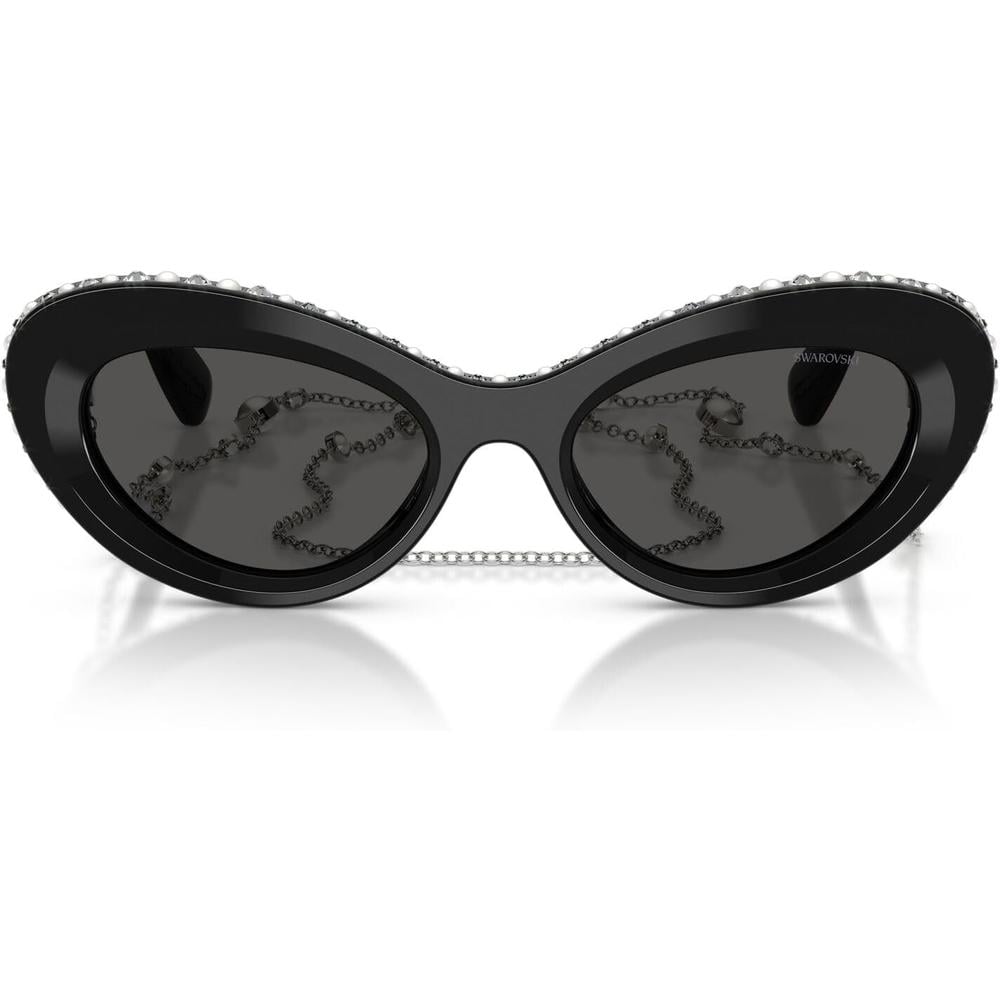 SWAROVSKI LENTES DE SOL SK6061 51 MM MUJER | BLACK/PEARL/DARK GREY - 1