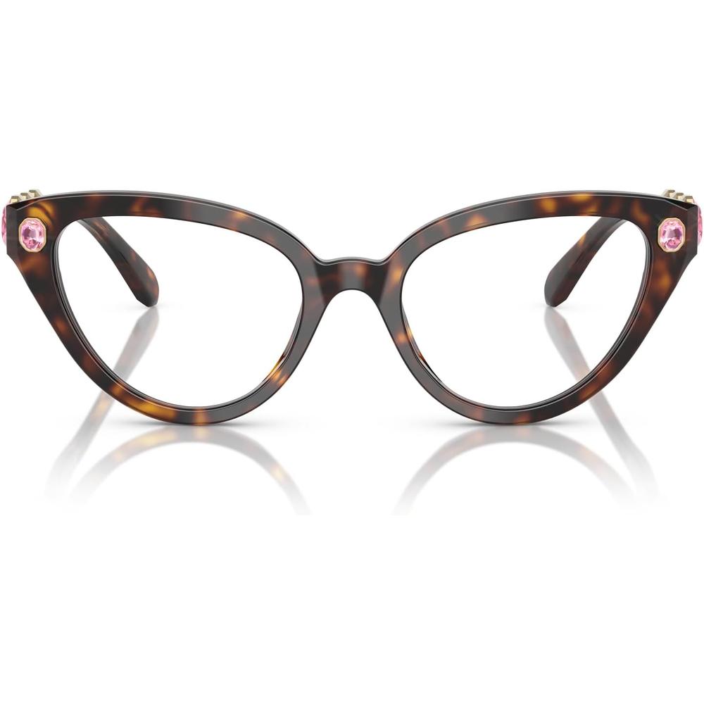SWAROVSKI MONTURA SK2028 53 MM MUJER | HAVANA/DEMO LENS - 1
