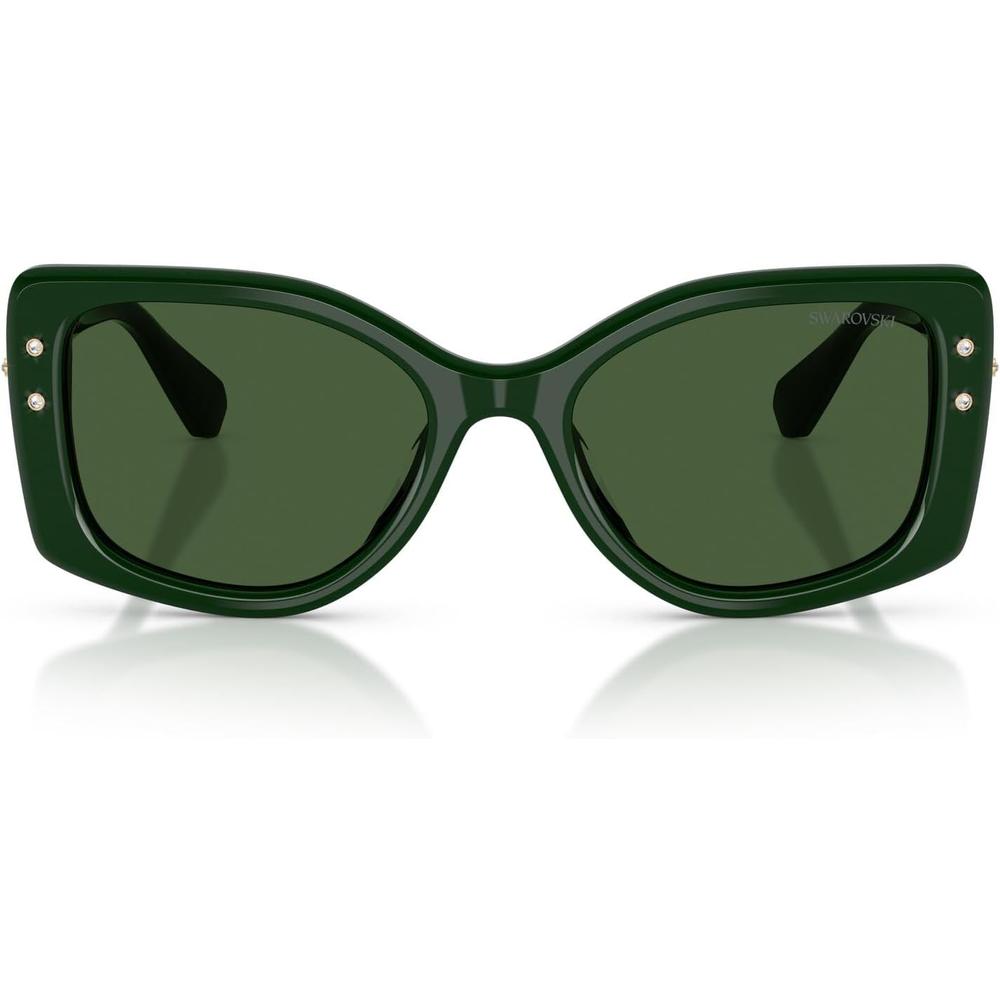 SWAROVSKI LENTES DE SOL CUADRADO SK6058U 54 MM MUJER | DARK GREEN/DARK GREEN - 1