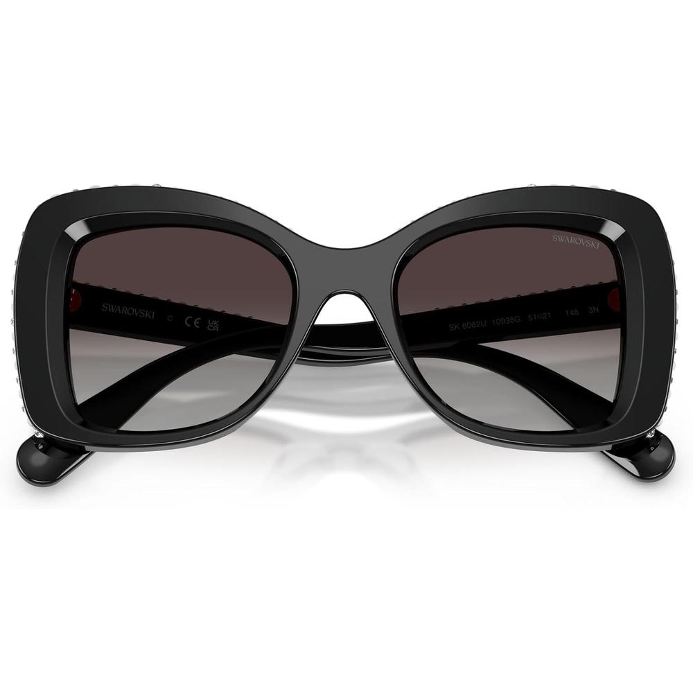 SWAROVSKI LENTES DE SOL MARIPOSA SK6062 51 MM MUJER | BLACK/GRADIENT GREY - 5