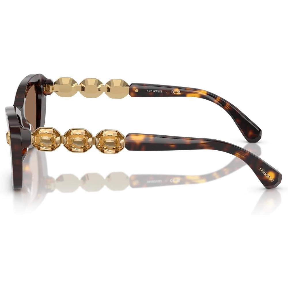 SWAROVSKI LENTES DE SOL MARIPOSA SK6033 54 MM MUJER | HAVANA/DARK BROWN - 3