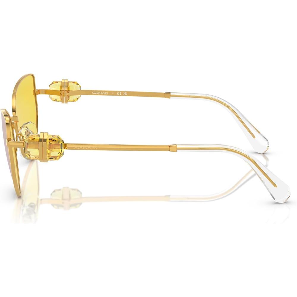 SWAROVSKI LENTES DE SOL MARIPOSA SK7003 57 MM MUJER | GOLD/YELLOW MIRRORED SILVER - 3