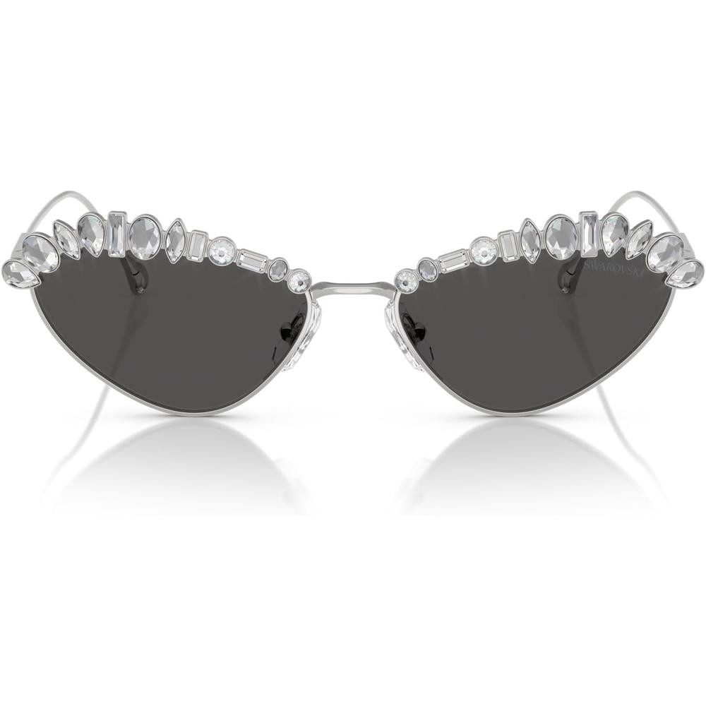 SWAROVSKI LENTES DE SOL OVAL SK7009 55 MM MUJER | SILVER/DARK GREY - 1