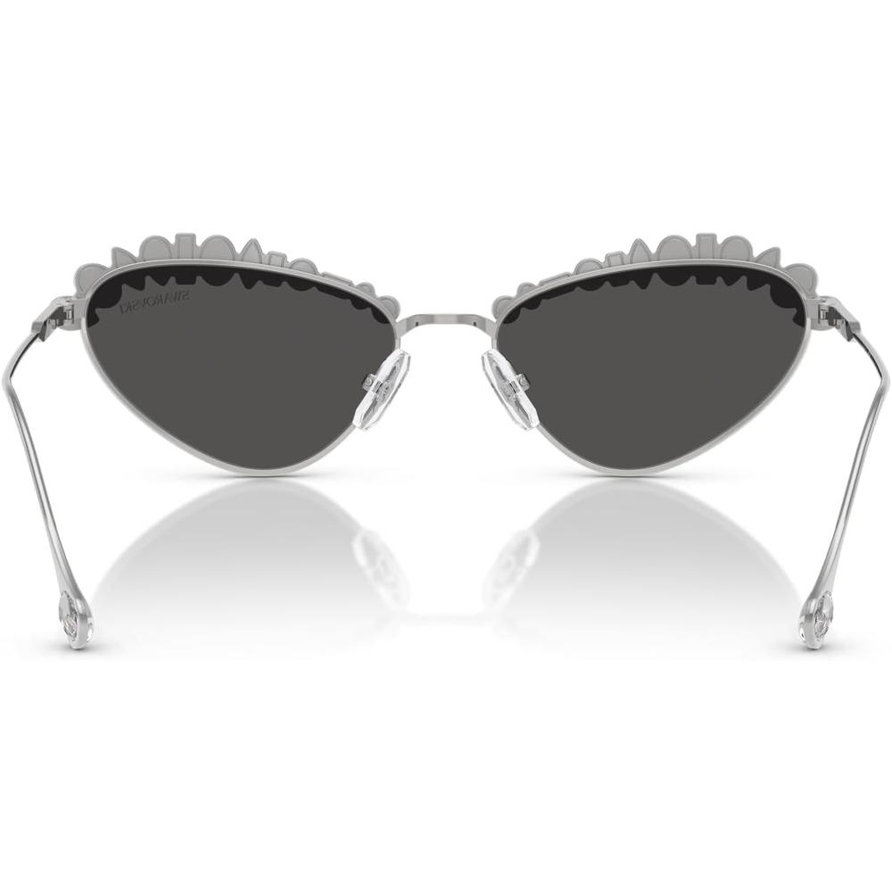 SWAROVSKI LENTES DE SOL OVAL SK7009 55 MM MUJER | SILVER/DARK GREY - 4