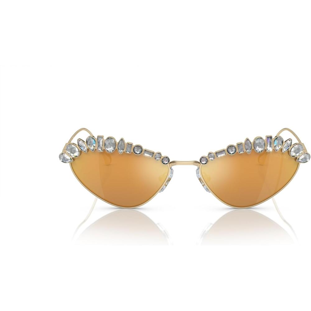 SWAROVSKI LENTES DE SOL OVAL SK7009 55 MM MUJER | PALE GOLD/BROWN MIRRORED GOLD - 1