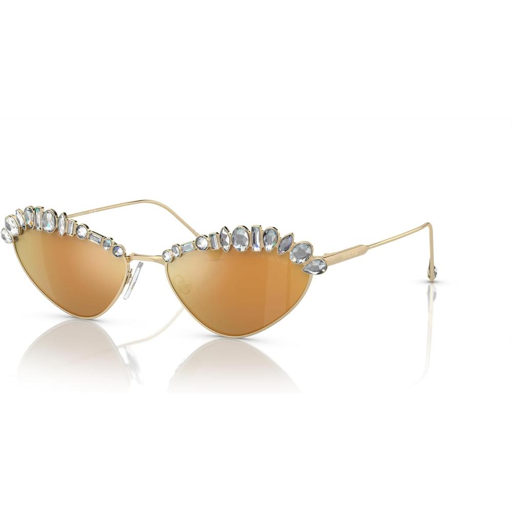 SWAROVSKI LENTES DE SOL OVAL SK7009 55 MM MUJER | PALE GOLD/BROWN MIRRORED GOLD - 2