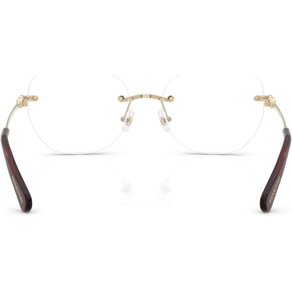 SWAROVSKI MONTURA SK1038 56 MM MUJER | PALE GOLD/DEMO LENS - 4