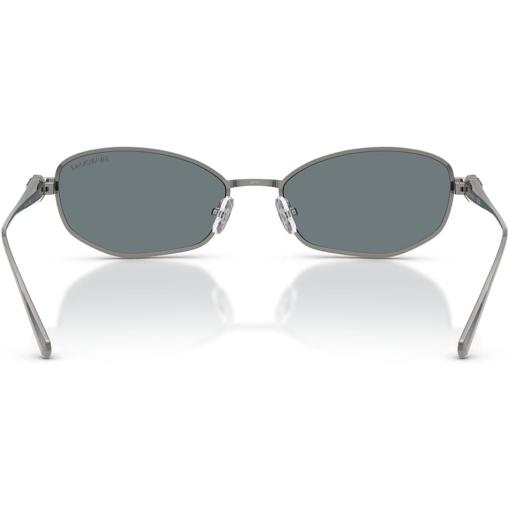 SWAROVSKI LENTES DE SOL SK7042 55 MM MUJER | GUNMETAL/GREY MIRRORED BLACK - 4