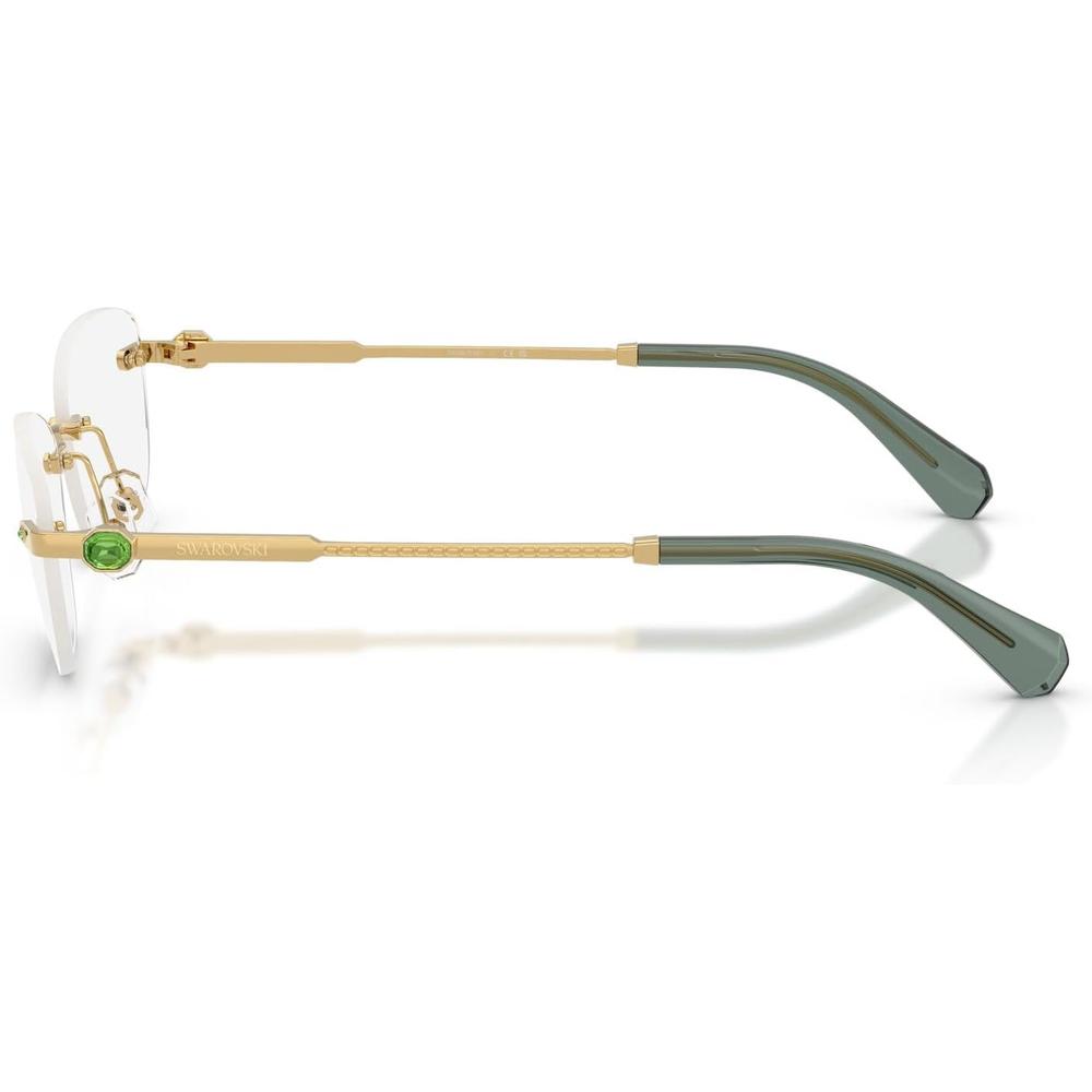 SWAROVSKI MONTURA OVAL SK1037 56 MM MUJER | GOLD/DEMO LENS - 3