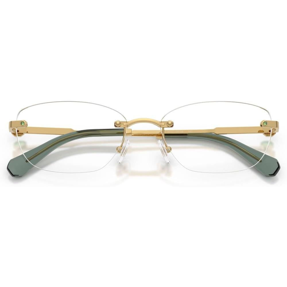 SWAROVSKI MONTURA OVAL SK1037 56 MM MUJER | GOLD/DEMO LENS - 5