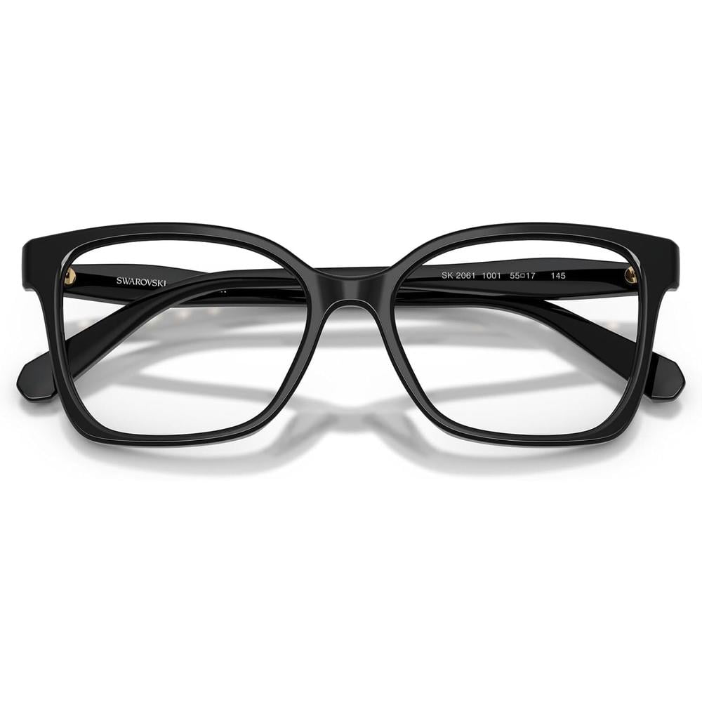 SWAROVSKI MONTURA CUADRADO SK2061 55 MM MUJER | BLACK/DEMO LENS - 5