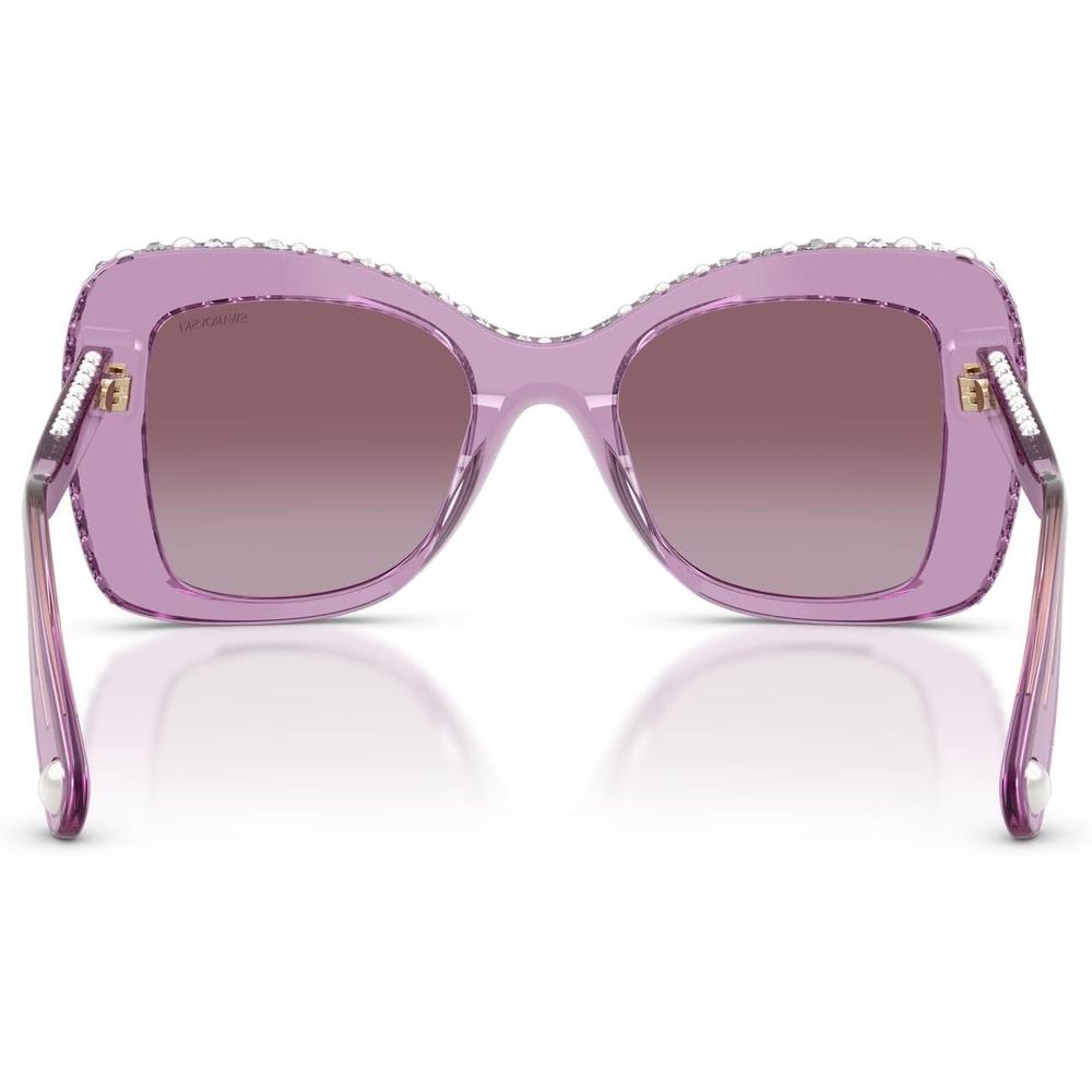 SWAROVSKI LENTES DE SOL MARIPOSA SK6062U 51 MM MUJER | TRANSPARENT AMETHYST/VIOLET GRADIENT - 4