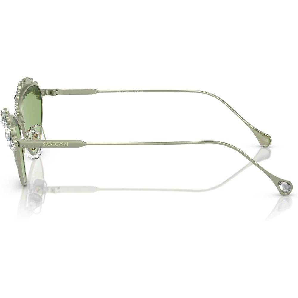 SWAROVSKI LENTES DE SOL OVAL SK7009 55 MM MUJER | MATTE GREEN/DARK GREEN - 3