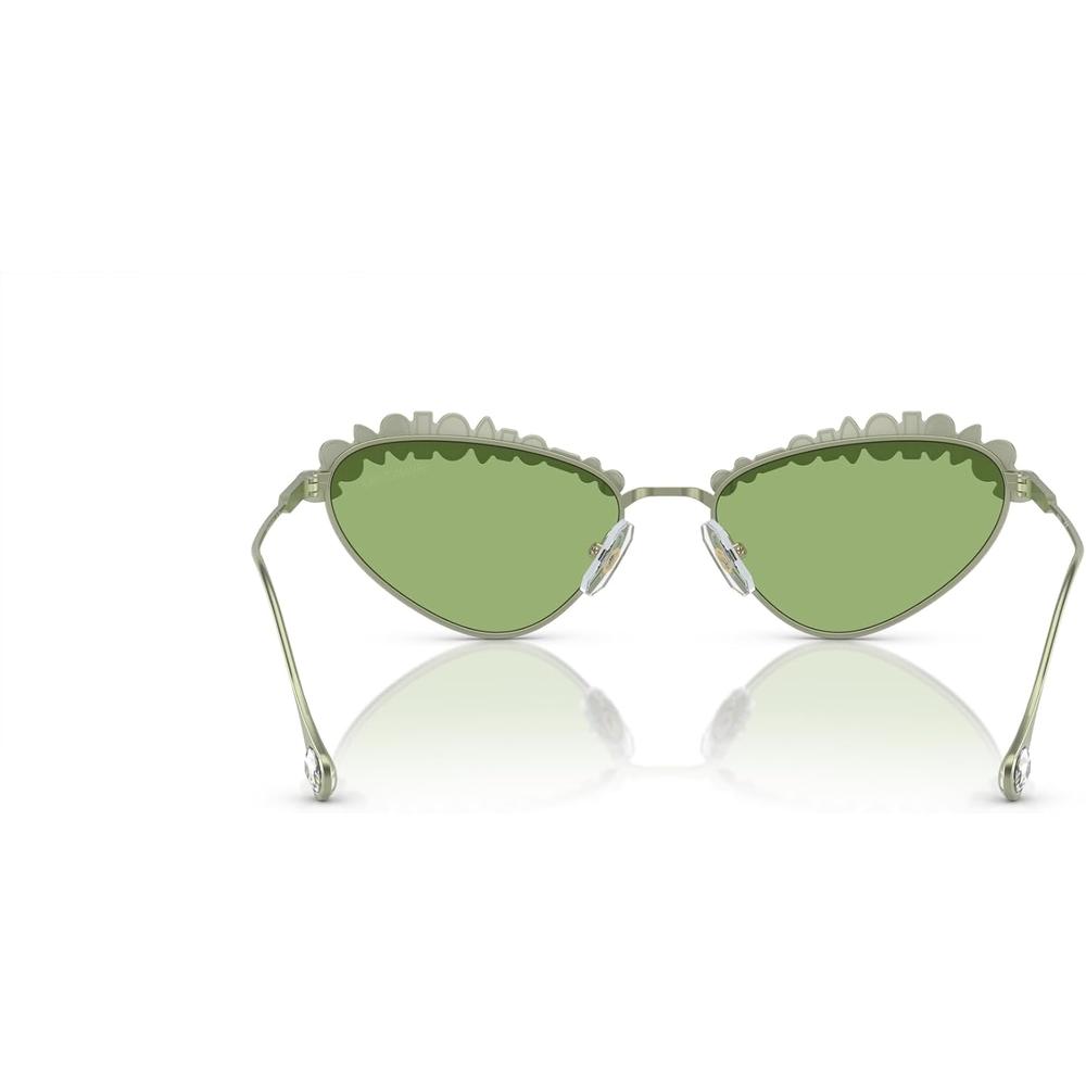 SWAROVSKI LENTES DE SOL OVAL SK7009 55 MM MUJER | MATTE GREEN/DARK GREEN - 4