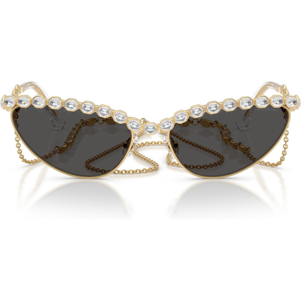 SWAROVSKI LENTES DE SOL SK7030 59 MM MUJER | GOLD/DARK GREY - 1