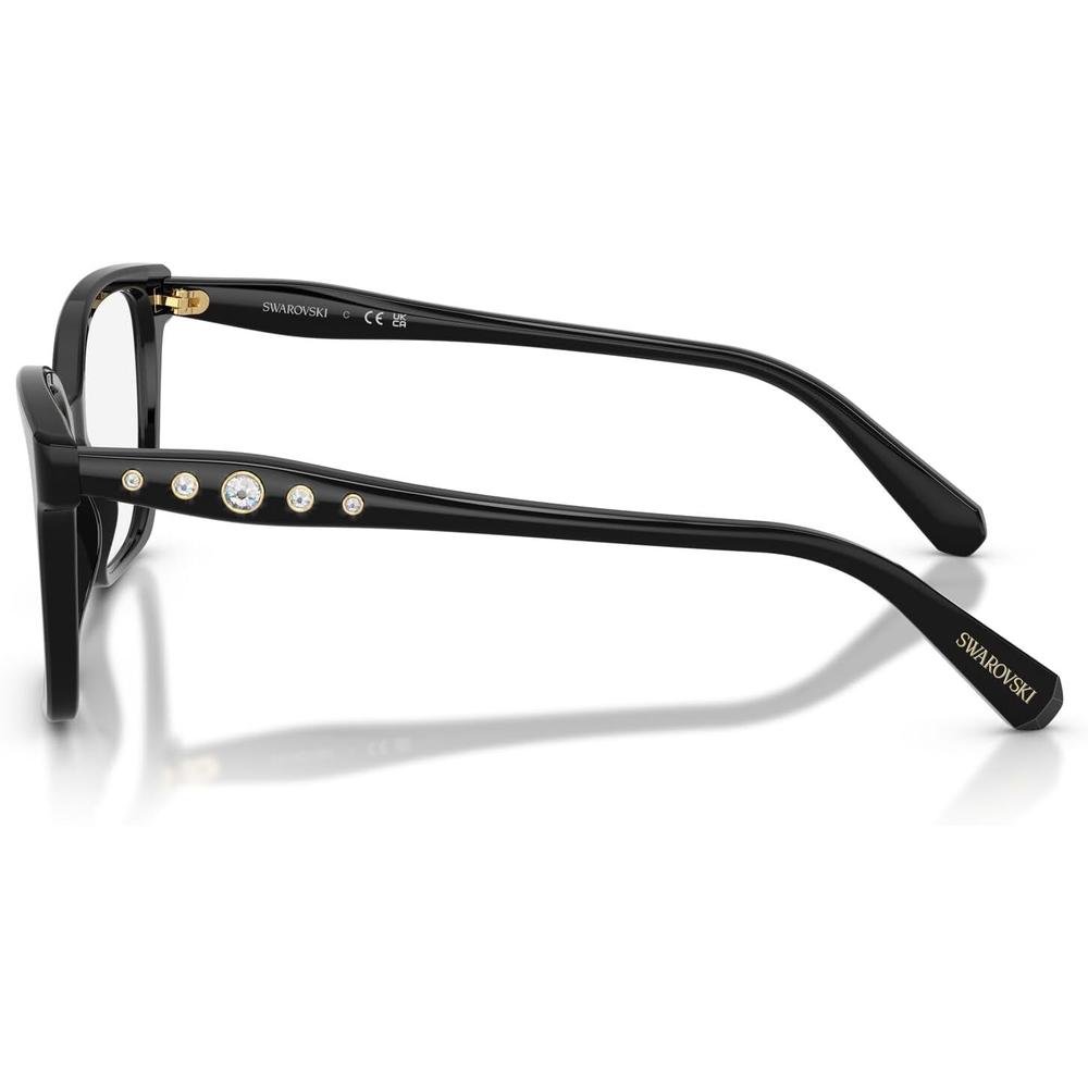 SWAROVSKI MONTURA CUADRADO SK2061 53 MM MUJER | BLACK/DEMO LENS - 3